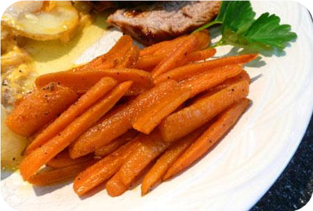 Southwestern Roasted Carrots (KitchenPC)