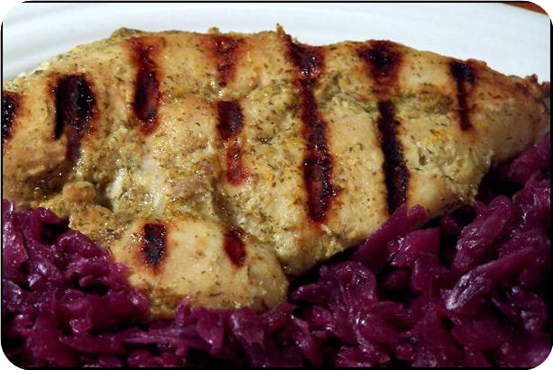 Marion's Chicken in Honey-Mustard Marinade (KitchenPC)