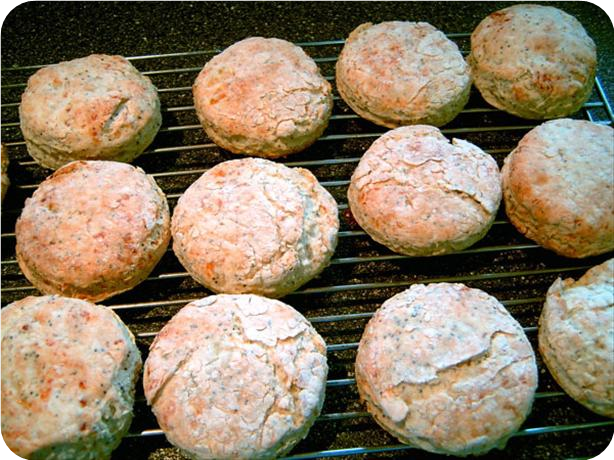 Poppy Seed Biscuits (KitchenPC)