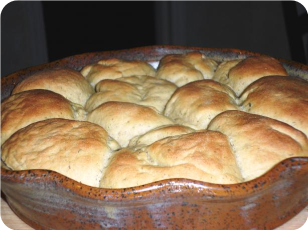 Whole Wheat Herb Rolls (KitchenPC)