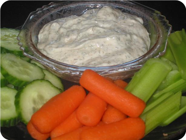 Secret Ingredient Veggie Dip (KitchenPC)
