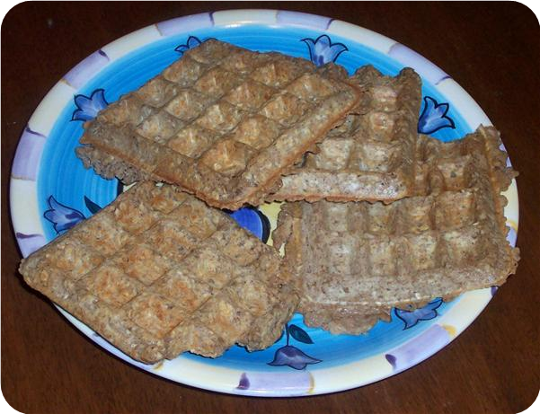 Overnight Cinnamon Waffles (KitchenPC)