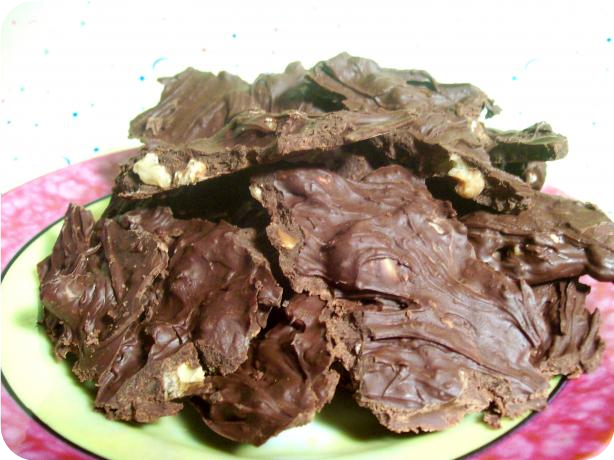 Orange Walnut Bark (KitchenPC)