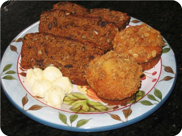 Moist Date Nut Bread (KitchenPC)