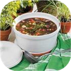 Steak 'N' Vegetable Soup (KitchenPC)