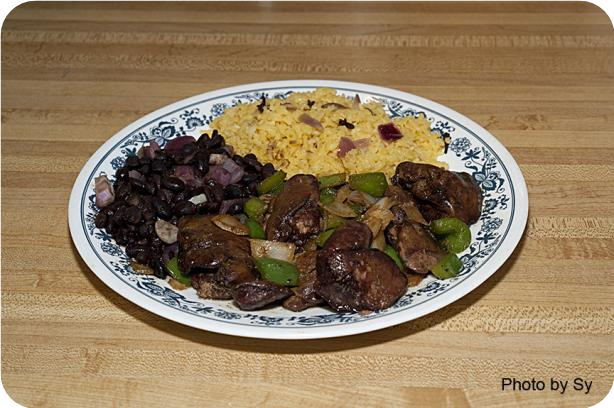 Stir-Fried Chicken Livers China Y Criolla Style
