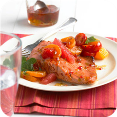 Citrus salsa salmon 