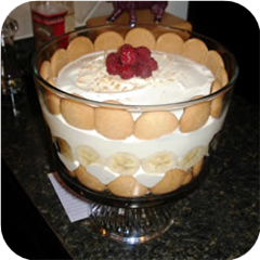 Uncooked Banana Pudding