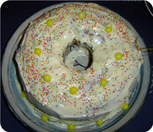 Luscious Lemon Bundt Cake W/Lemony Cream Cheese Frosting