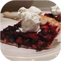 Maman's Fresh Strawberry Rhubarb Pie