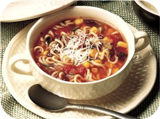 Black Bean and Salsa Noodle Soup