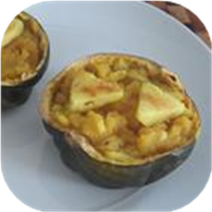 Pineapple Cinnamon Stuffed Acorn Squash