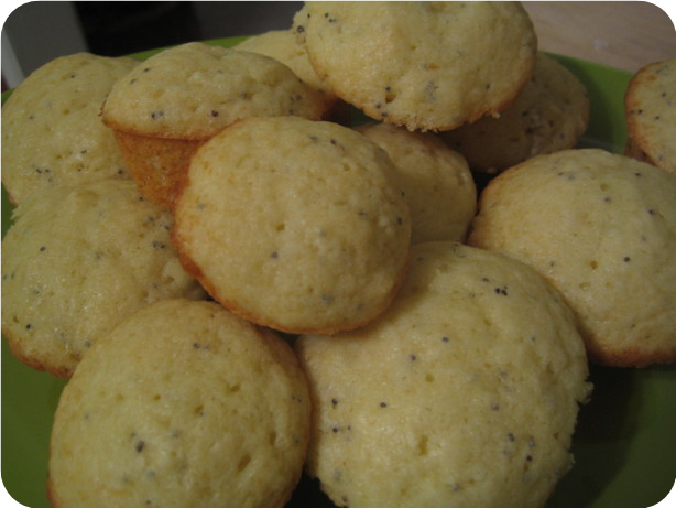 Poppy Seed Pound Cake Muffins