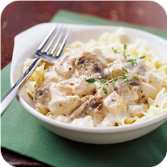 Chicken stroganoff 