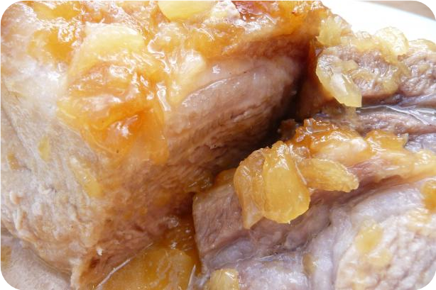 Pineapple Pork Roast (Convection-Microwave)