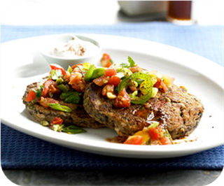 Black Bean Cakes with Salsa