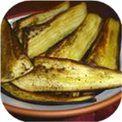 Olive Oil Roasted Eggplant with Lemon