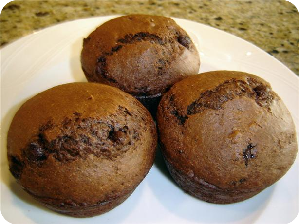 Double Chocolate Muffins (low-fat)