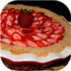Deni's Strawberry Cheese Pie