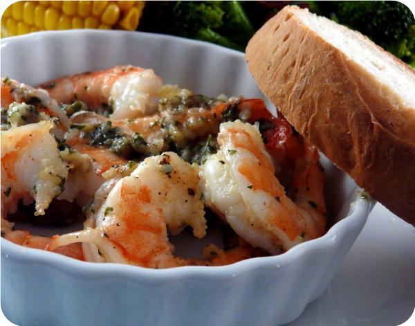 Diabetic Shrimp Scampi
