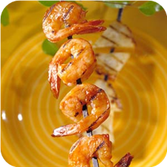 Ginger-Glazed Shrimp Kabobs