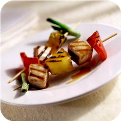 Ginger tuna kabobs 