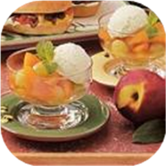 Grape Nectarine Dessert Cups