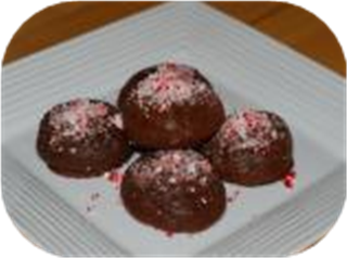 Chocolate Mint Truffle Cookies
