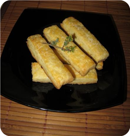 Thyme and Lemon Savoury Shortbread