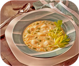 Fish and corn chowder