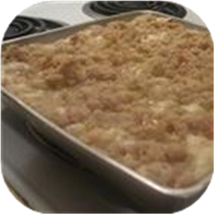 Streusel Rhubarb Dessert
