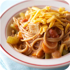 Cheesy Multigrain Spaghetti Casserole