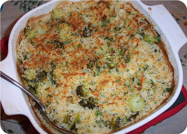 Broccoli &amp; Rice Gratin