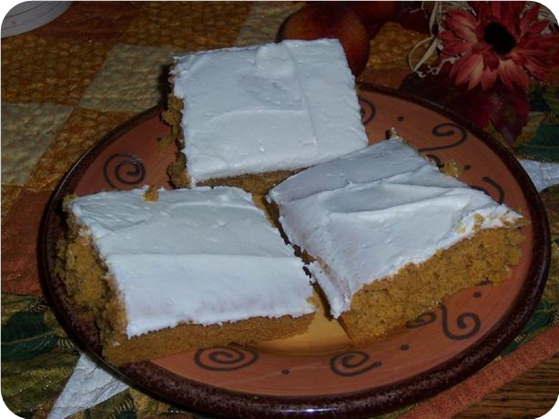 Sarah's Pumpkin Bars