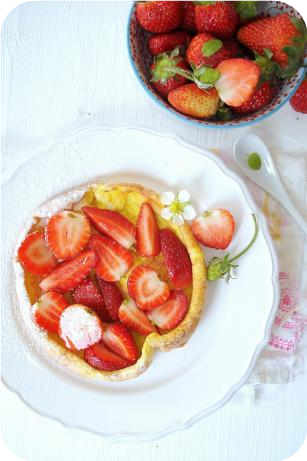Dutch Baby With Strawberries