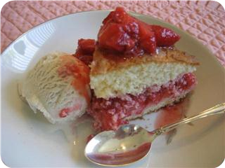 Strawberry Shortcake ala mode