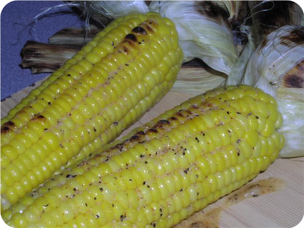 Grilled Corn on the Cob with Zesty Butter
