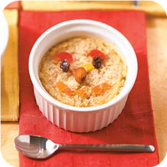 Smiling baked oatmeal 