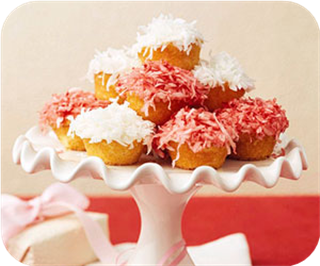 Mini Snowball Cakes 