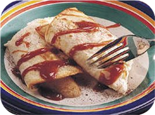 Caramel-Banana Roll-Ups