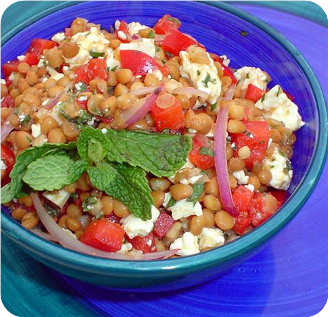 Lebanese Lentil Salad