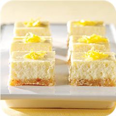  PHILADELPHIA 3-STEP Lemon Cheesecake Bars  