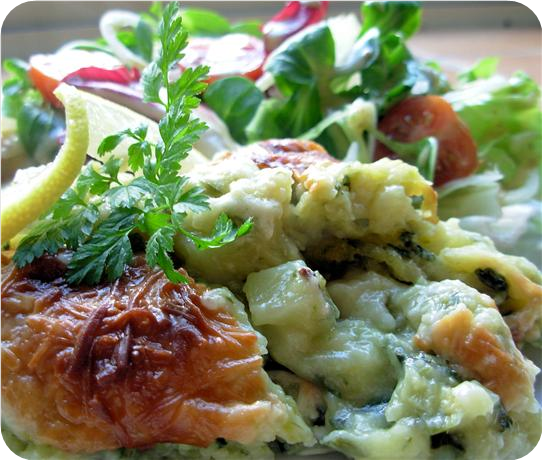 Scallop and Mushroom Gratin