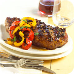 Three-herb steak 