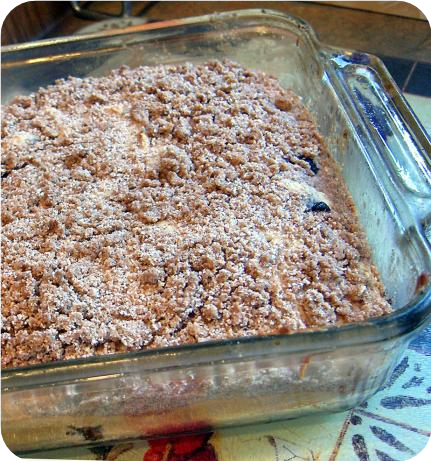 Blueberry Streusel Coffee Cake