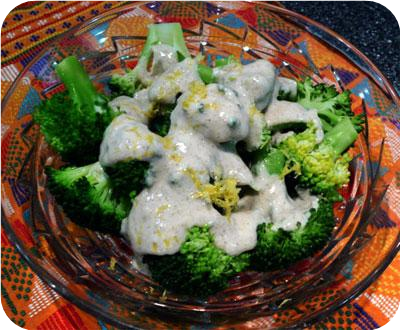 Broccoli With Indian-Spiced Yogurt