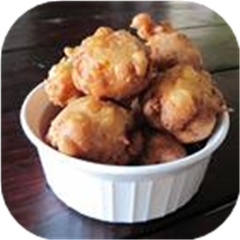 Ham and Corn Beignets