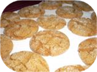 Crackle-Top Molasses Cookies