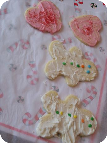 White Velvet Cutout Cookies