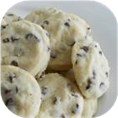 Tina's Shortbread Chocolate Chip Cookies